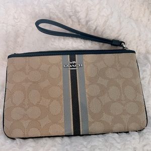 Coach large wristlet
